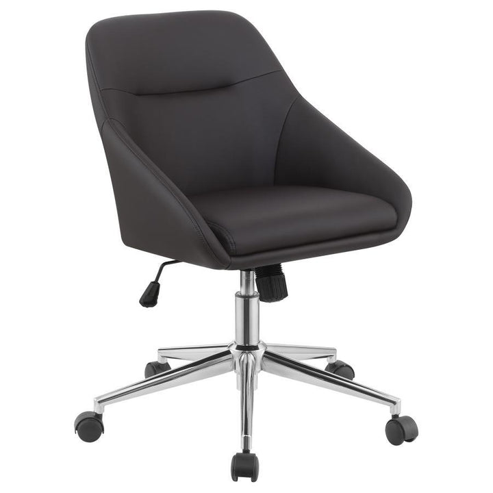 Coaster Furniture Jackman - Upholstered Adjustable Home Office Desk Chair - Brown