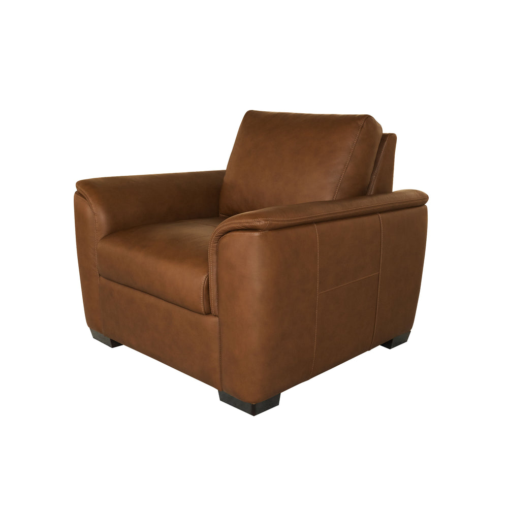 Henry Leather Chair in Caramel