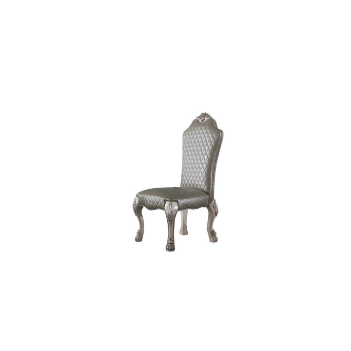 Dresden - Side Chair Set of 2) - Synthetic Leather &Vintage Bone White