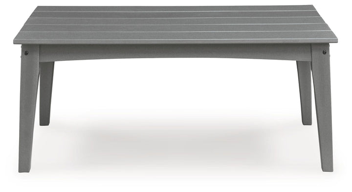 Cove Beach - Rectangular Cocktail Table - Gray