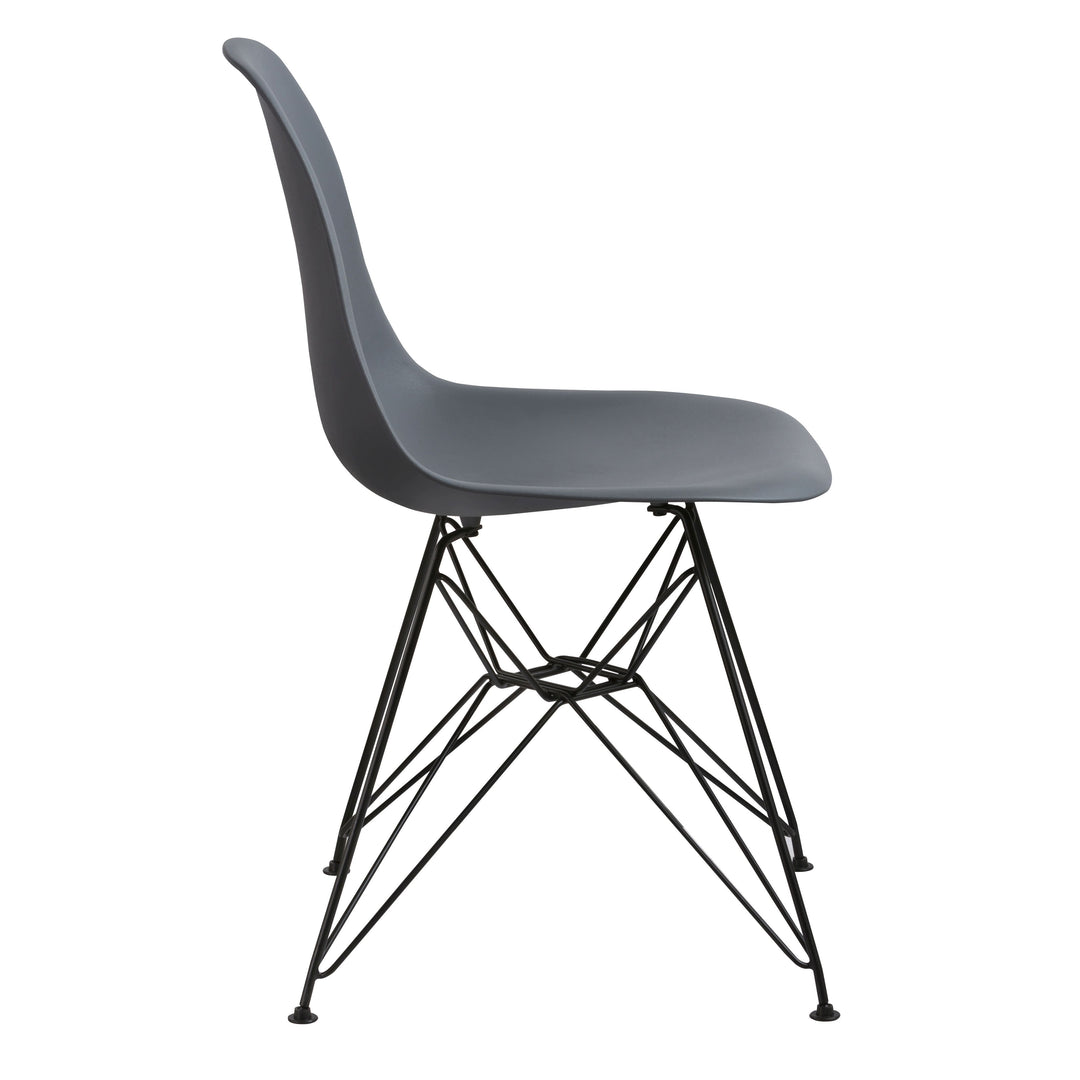 Modus Furniture 9L6666R Crossroads Rostock Chair In Grey
