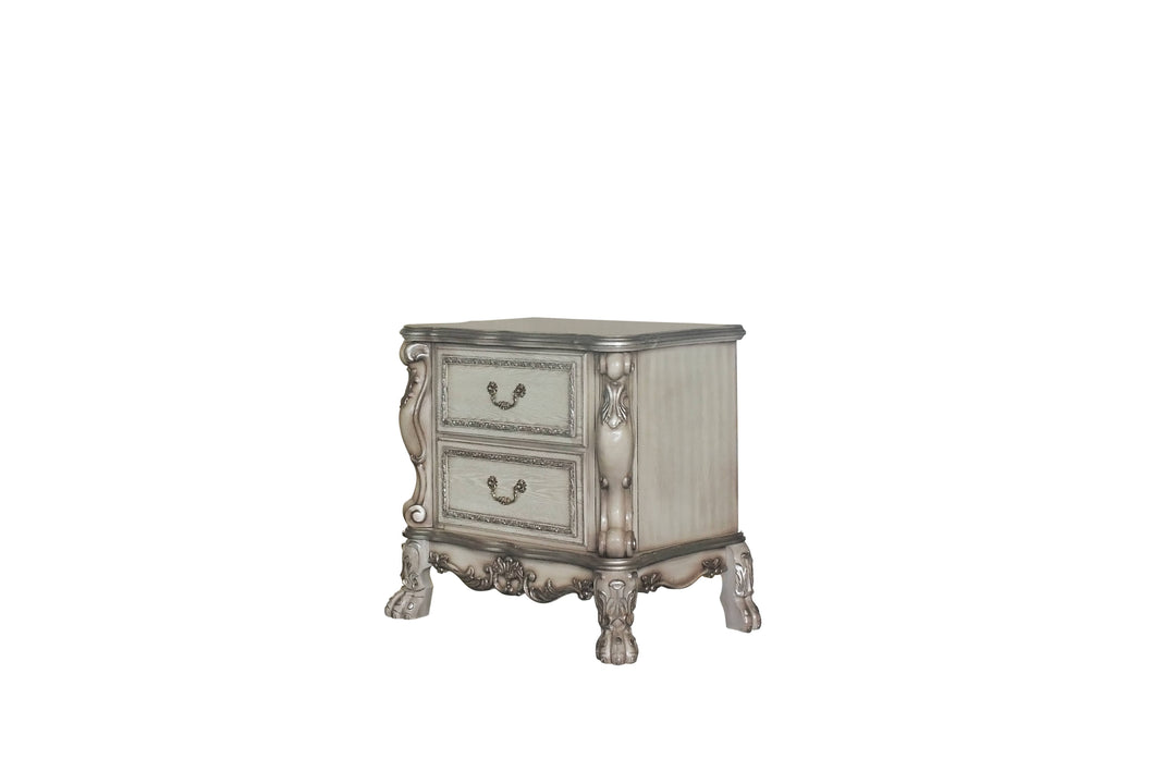 Dresden - Vintage Nightstand - Ancient White