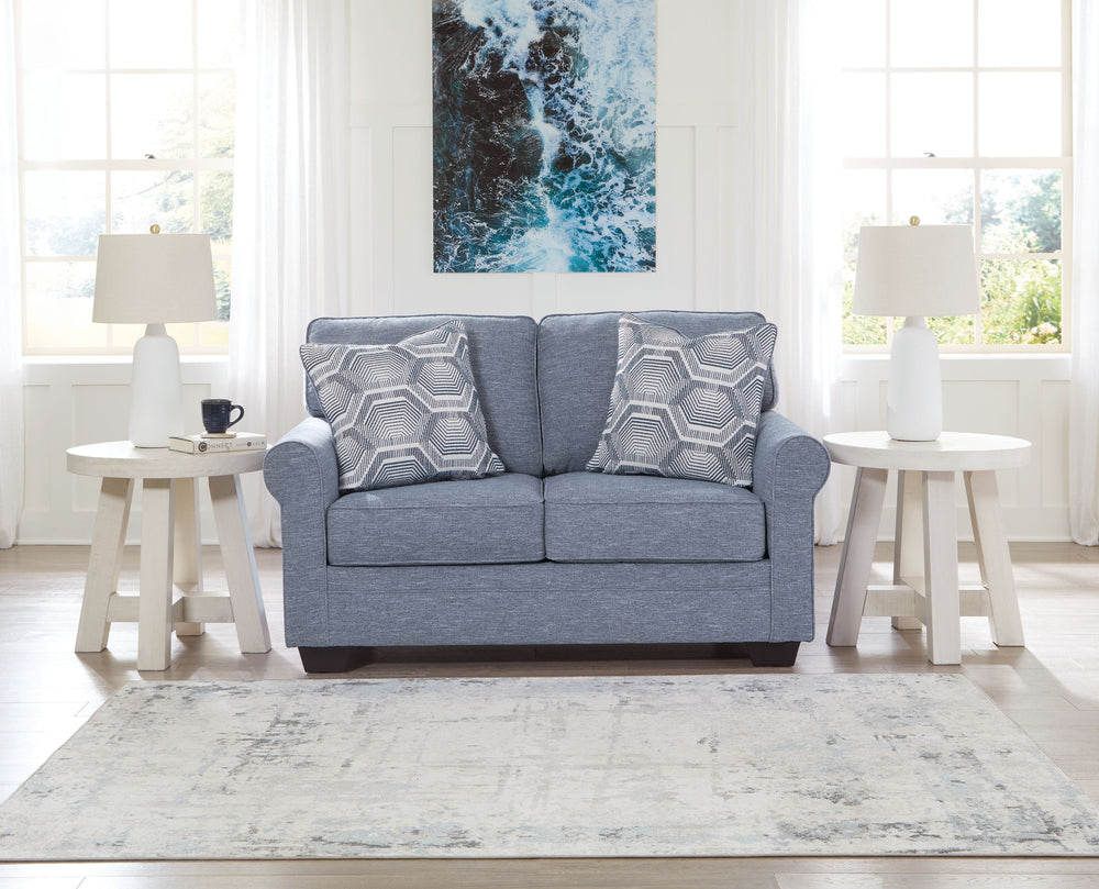 Carissa Manor - Loveseat - Denim