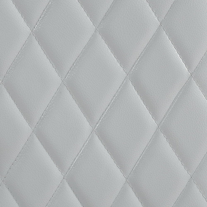 Elonzo - Power Motion Sofa With LED, Power Headrest & Speaker - Light Gray