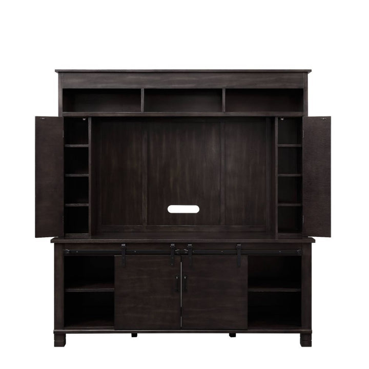 Apison - Entertainment Center Include 91617Fir) - Espresso