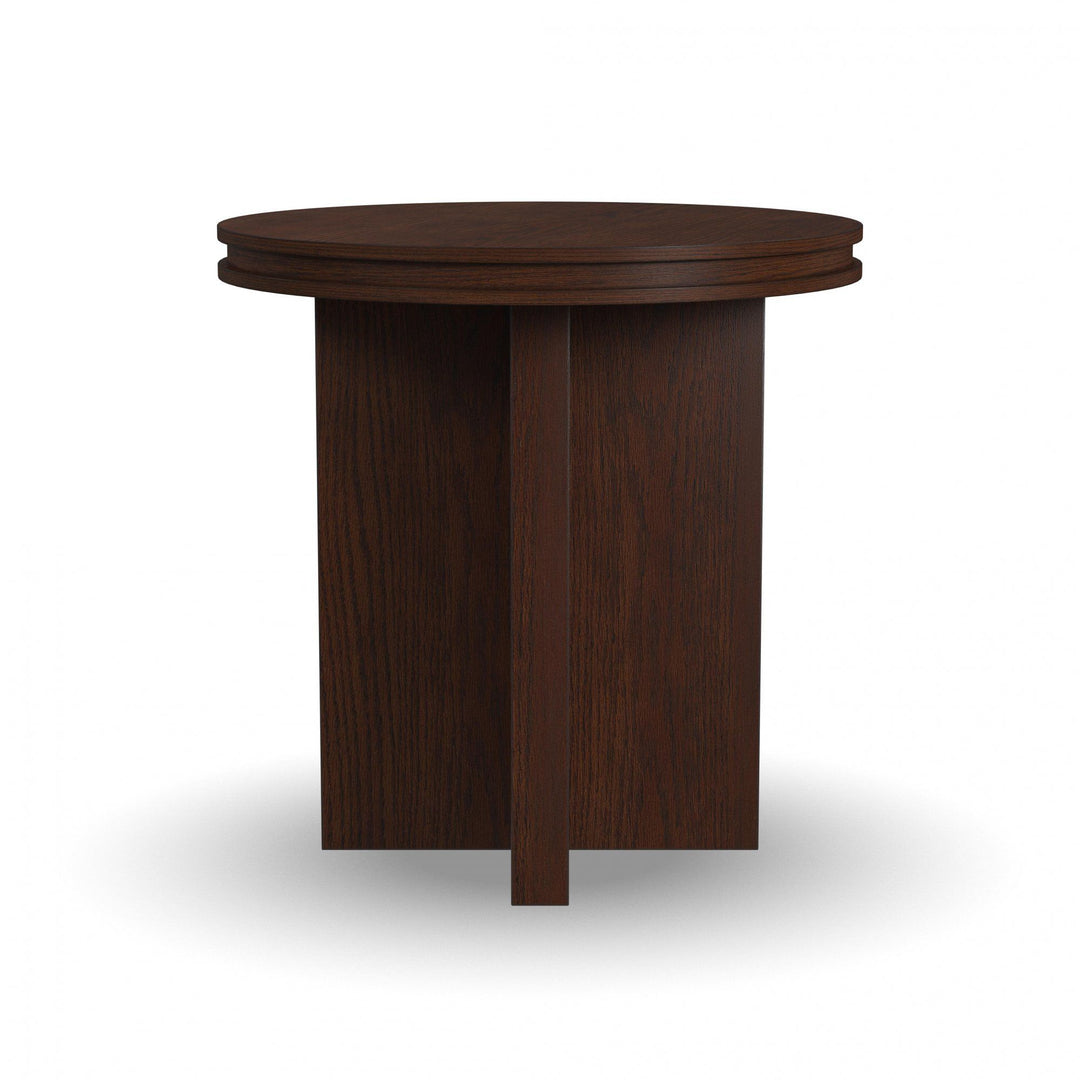 flexsteel-w1026-02-waterfall-round-end-table-brown