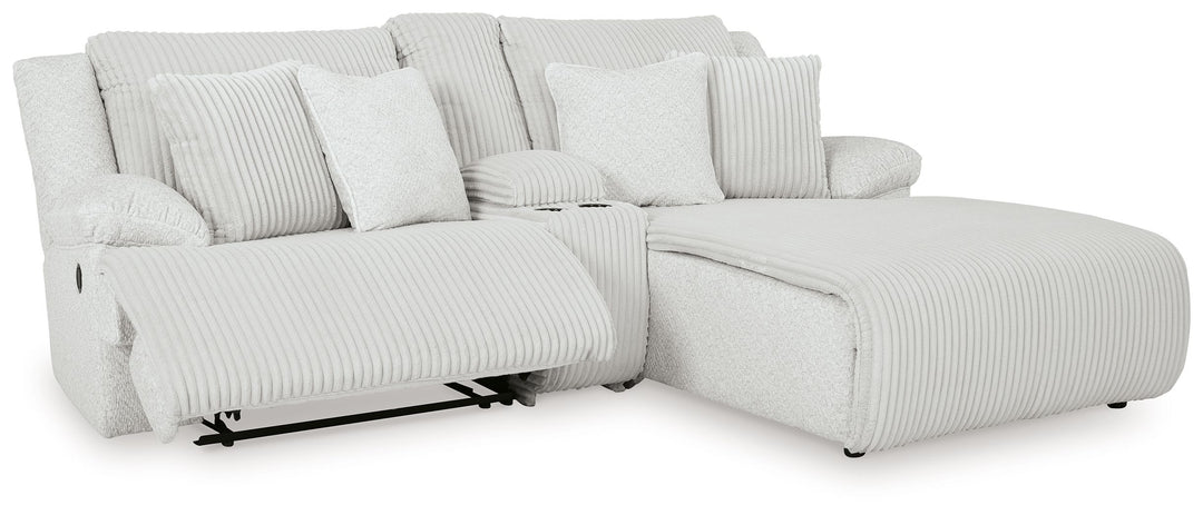 Top Tier - 3-Piece Reclining Sectional Sofa With Raf Chaise - Alloy by Ashley Furniture product image