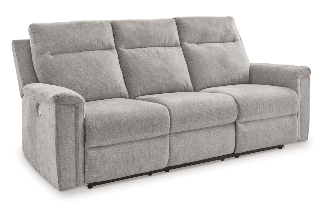 Barnsana - Power Reclining Sofa - Ash