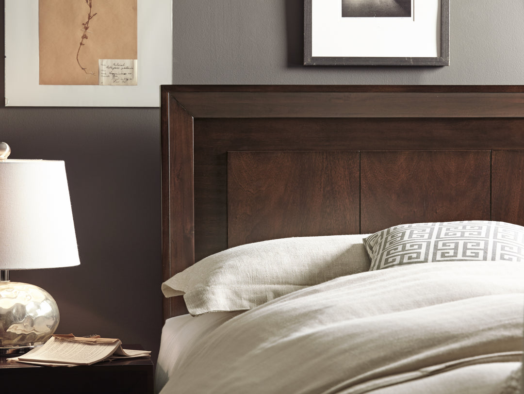 Modus Furniture 4G22F4 Element Wood Platform Bed In Chocolate Brown