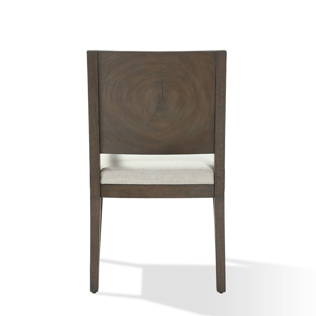 Modus Furniture Fqbm64 Oakland Wood Arm Chair In Brunette