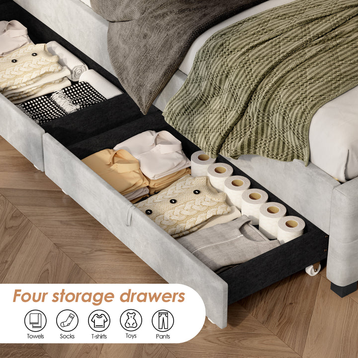queen-size-upholstered-platform-bed-frame-with-4-drawers-and-led-light