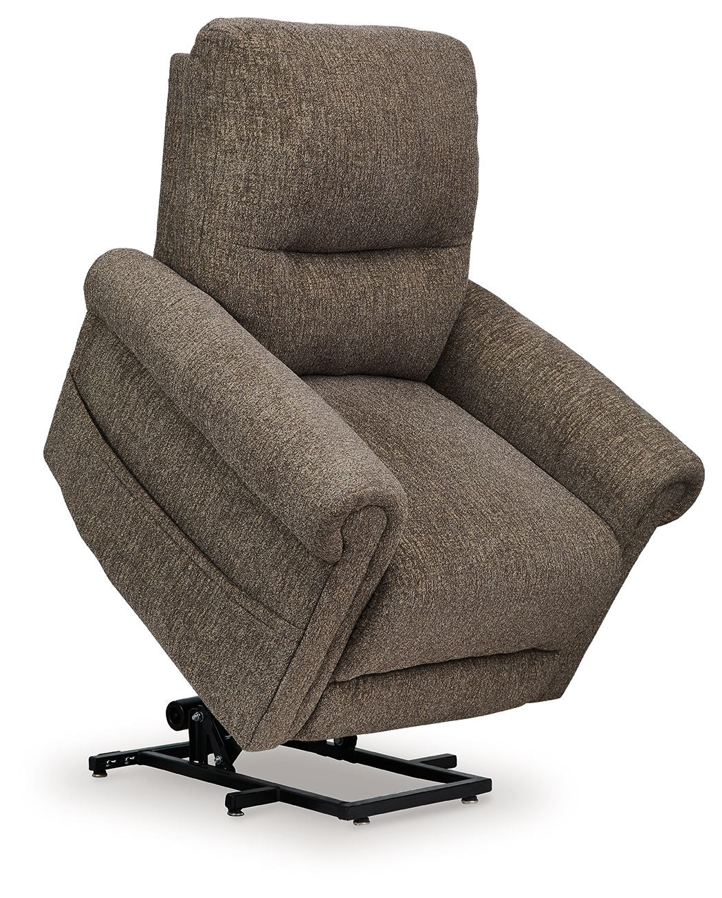 Aureta Power Lift Recliner with Heat and Massage in Next-Gen Nuvella™ Fabric - Charcoal