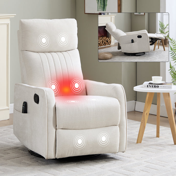 beige-heat-massage-manual-recliner-chair-with-rocker-and-swivel-in-fabric-for-living-room