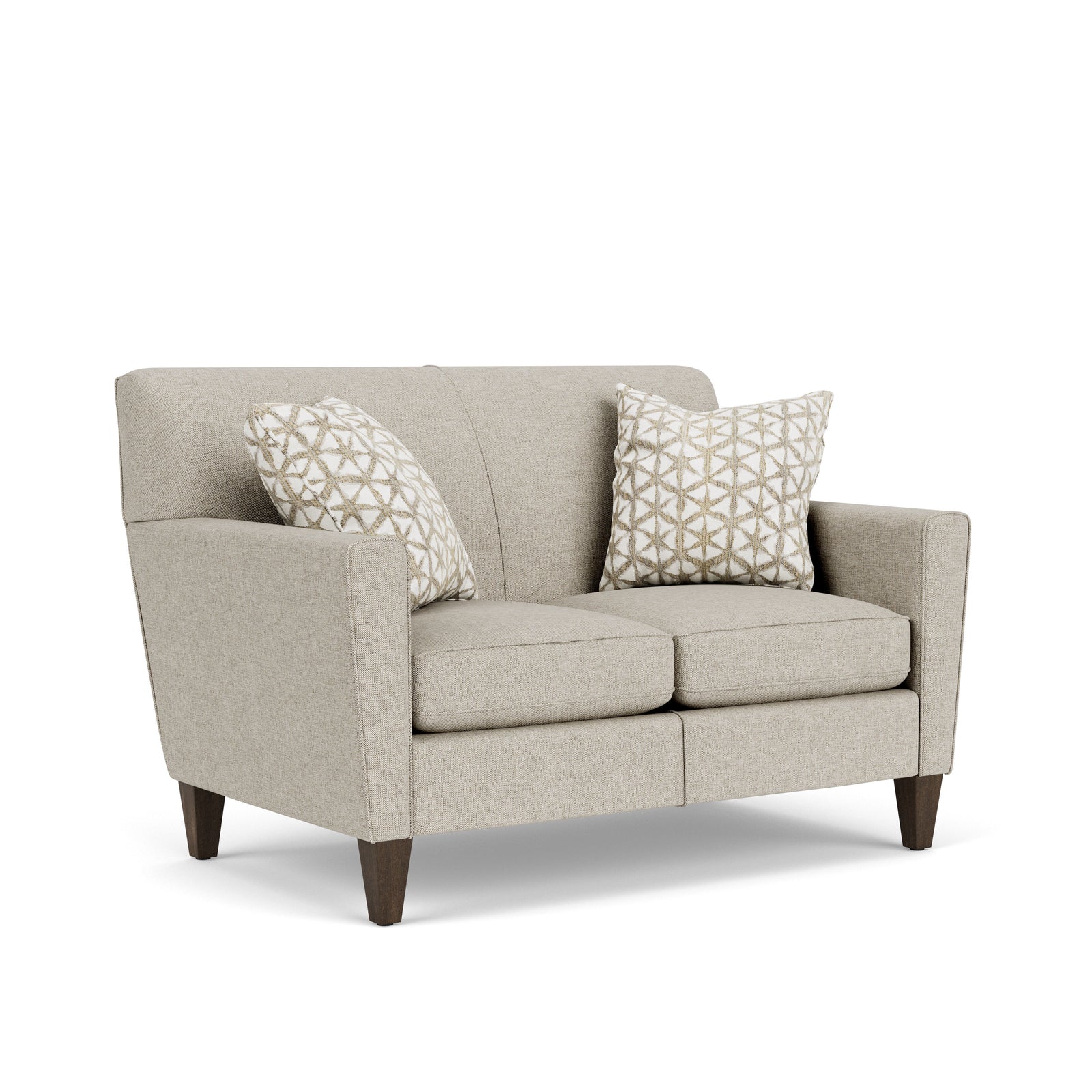 Digby  Fabric Loveseat  Light Gray