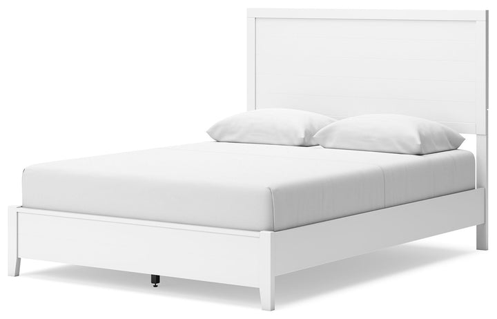 Binterglen - Queen Panel Bed - White by Ashley Furniture product image