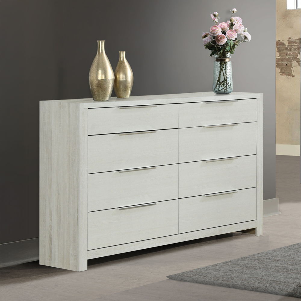 ACME Furniture Jehoram Dresser Beige Linen & Beige