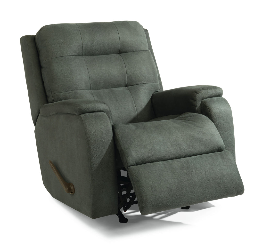 Flexsteel 2810-51 Arlo  Rocking Recliner  Dark Gray