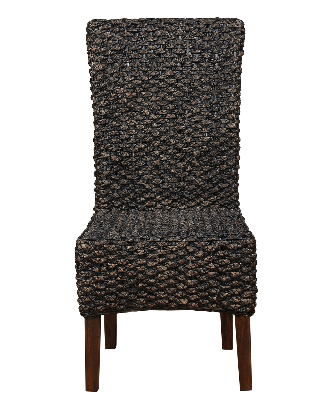 Modus Furniture 3F4166 Meadow Wicker Dining Chair In Brick Brown