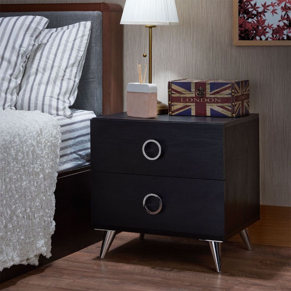 Elms - Accent Table - Black
