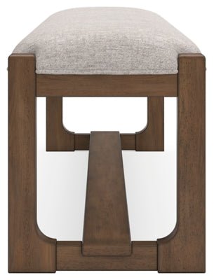 Cabalynn 63" Dining Bench - Light Brown Upholstered Bench modern furniture Contempo Furniture