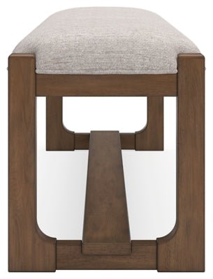 Cabalynn 63" Dining Bench - Light Brown Upholstered Bench modern furniture Contempo Furniture