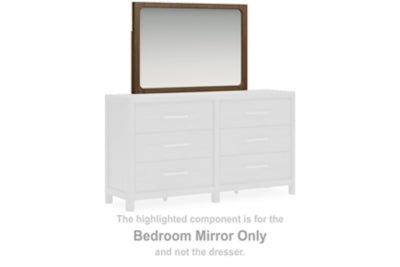Cabalynn Bedroom Mirror - Light Brown Mirror modern furniture Contempo Furniture