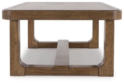 Cabalynn Coffee Table - Light Brown Cocktail Table modern furniture Contempo Furniture