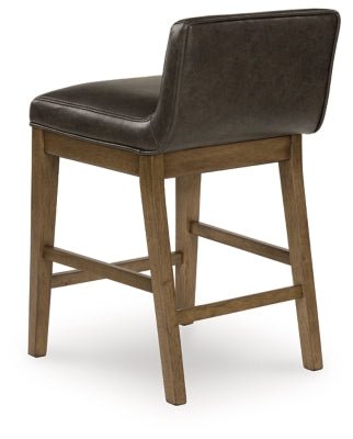 Cabalynn Counter Height Barstool - Dark Brown Stool Set modern furniture Contempo Furniture