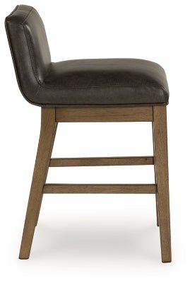 Cabalynn Counter Height Barstool - Dark Brown Stool Set modern furniture Contempo Furniture