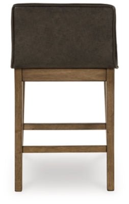 Cabalynn Counter Height Barstool - Dark Brown Stool Set modern furniture Contempo Furniture