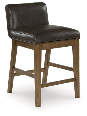Cabalynn Counter Height Barstool - Dark Brown Stool Set modern furniture Contempo Furniture