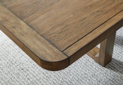 Cabalynn Dining Extension Table - Light Brown Dining Table with Extensions modern furniture Contempo Furniture