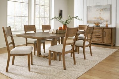 Cabalynn Dining Server - Light Brown Server modern furniture Contempo Furniture