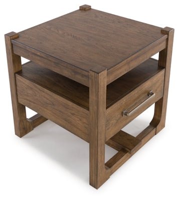 Cabalynn End Table - Light Brown End Table modern furniture Contempo Furniture