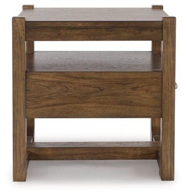 Cabalynn End Table - Light Brown End Table modern furniture Contempo Furniture