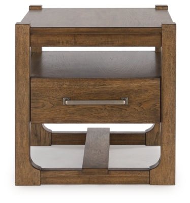 Cabalynn End Table - Light Brown End Table modern furniture Contempo Furniture