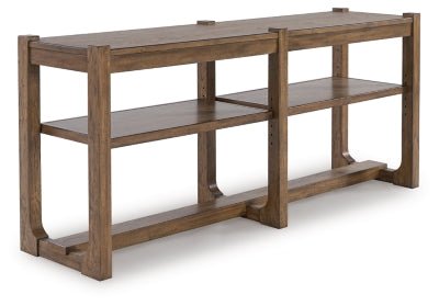 Cabalynn Sofa Table - Light Brown | Ashley Furniture