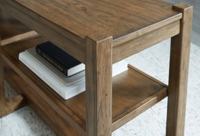 Cabalynn Sofa Table - Light Brown Sofa Table modern furniture Contempo Furniture