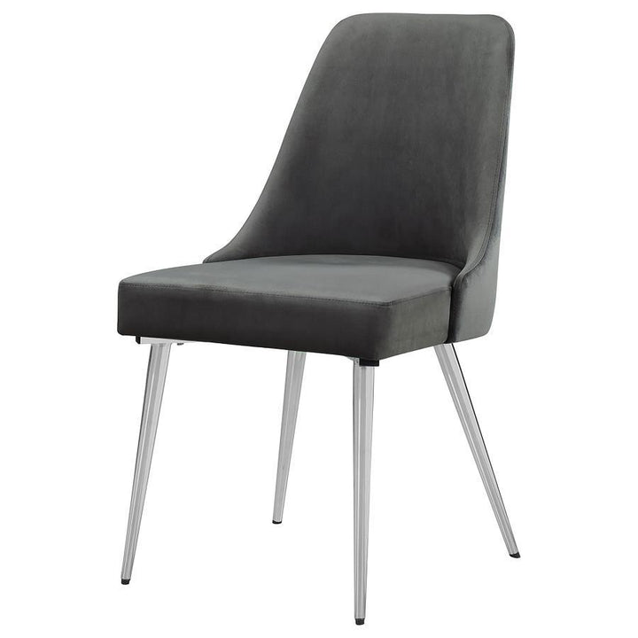 Cabianca - Upholstered Dining Side Chair (Set of 2) - Gray Chair Set modern furniture Contempo Furniture
