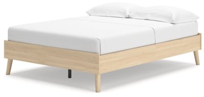 Cabinella Full Platform Bed - Beige Platform Bed modern furniture Contempo Furniture