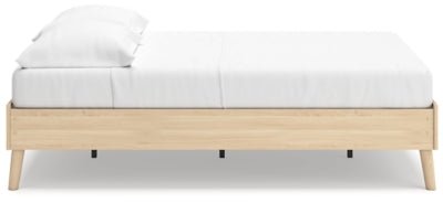 Cabinella Full Platform Bed - Beige Platform Bed modern furniture Contempo Furniture