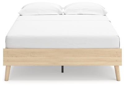 Cabinella Full Platform Bed - Beige Platform Bed modern furniture Contempo Furniture