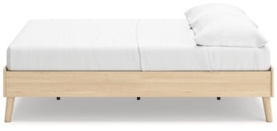 Cabinella Full Platform Bed - Beige Platform Bed modern furniture Contempo Furniture