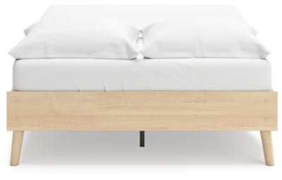 Cabinella Full Platform Bed - Beige Platform Bed modern furniture Contempo Furniture