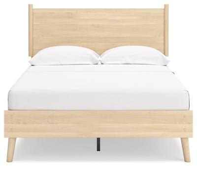 Cabinella Full Platform Panel Bed - Beige Panel Bed modern furniture Contempo Furniture