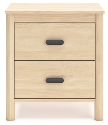 Cabinella Nightstand - Beige Accent Nightstand modern furniture Contempo Furniture