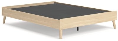 Cabinella Queen Platform Bed - Beige Platform Bed modern furniture Contempo Furniture