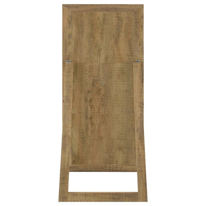 Cadence - Tempered Glass Full Length Standing Mirror - Mango Floor Mirror modern furniture Contempo Furniture