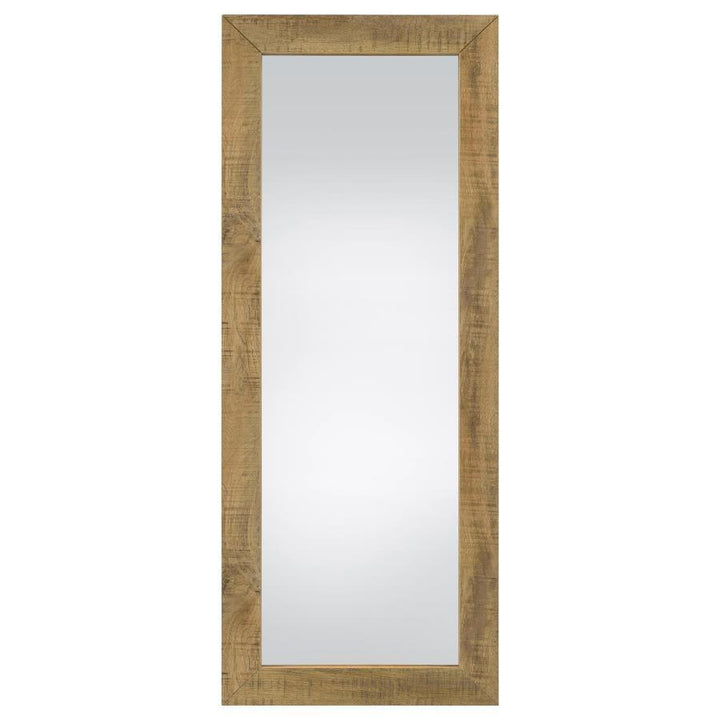 Cadence - Tempered Glass Full Length Standing Mirror - Mango Floor Mirror modern furniture Contempo Furniture