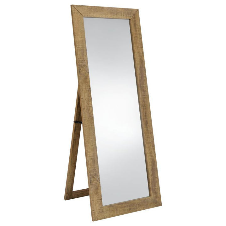 Cadence - Tempered Glass Full Length Standing Mirror - Mango Floor Mirror modern furniture Contempo Furniture